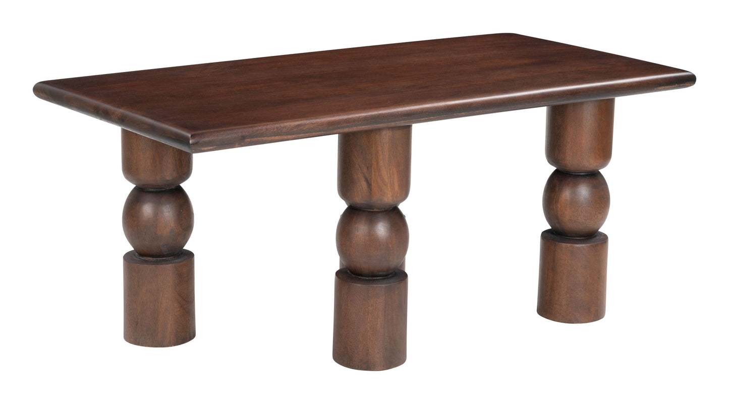 Split Coffee Table Brown