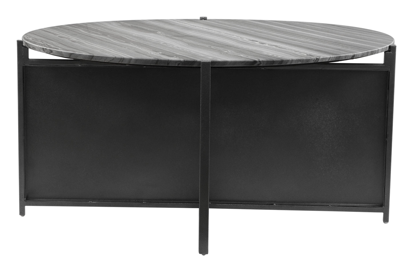 Mcbride Coffee Table Gray & Black