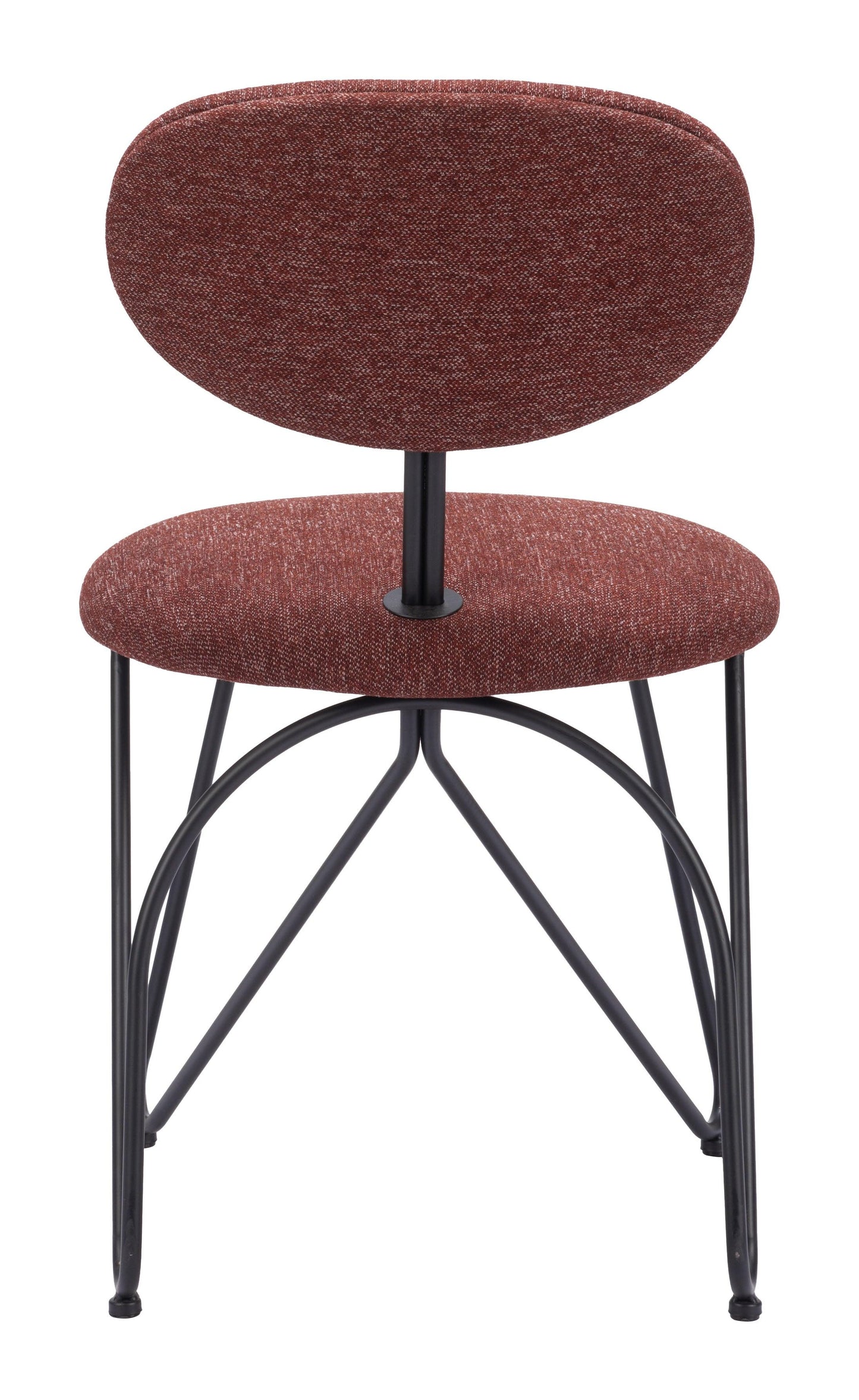 Novi Dining Chair (Set of 2) Maroon Brown