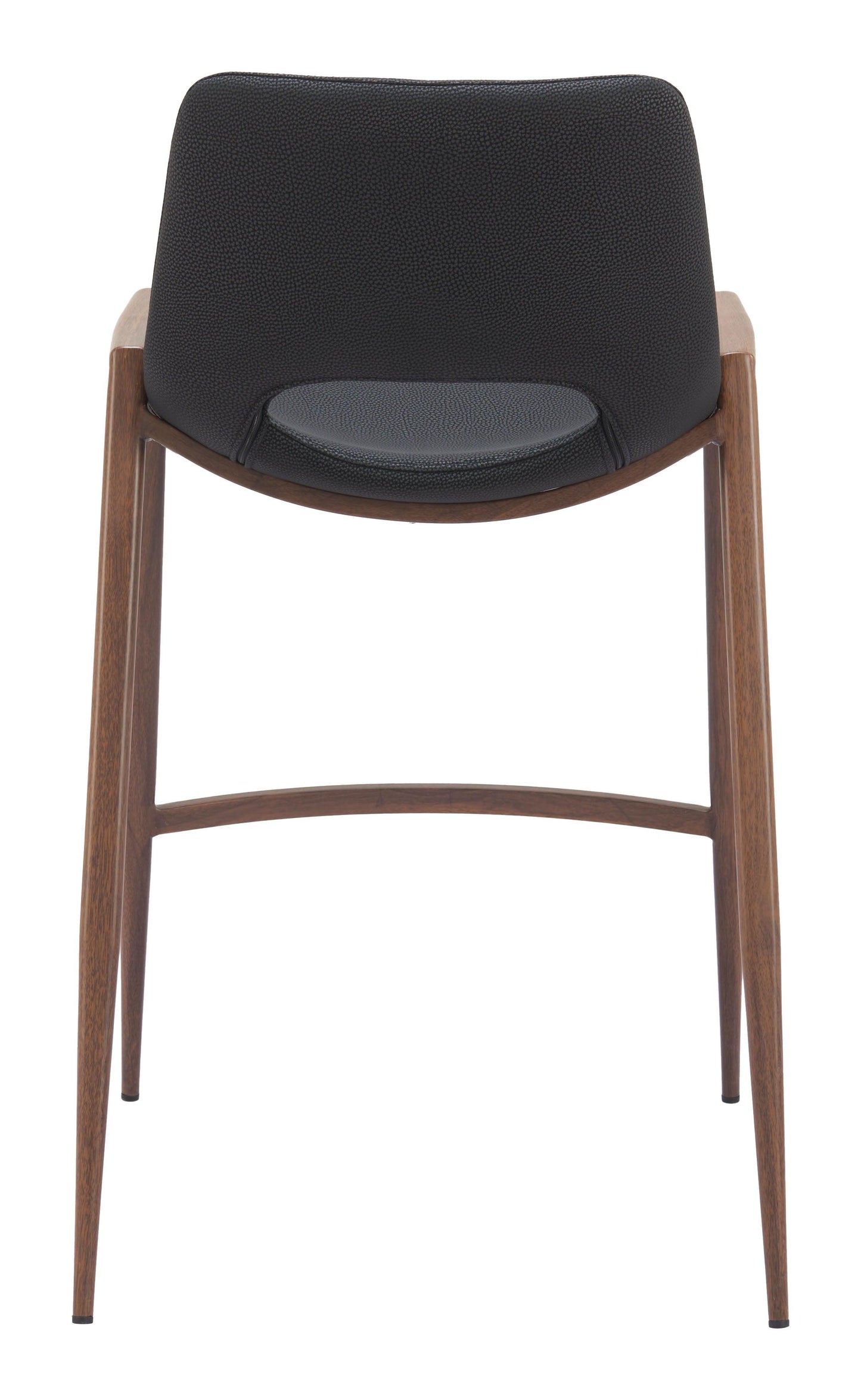 Desi Counter Stool (Set of 2) Black & Walnut