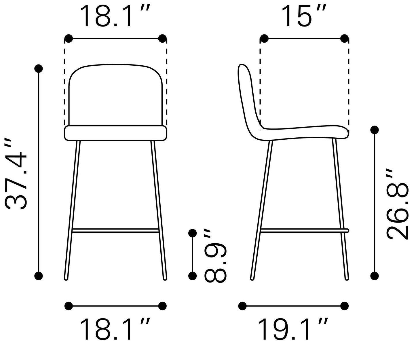 Var Counter Stool Yellow