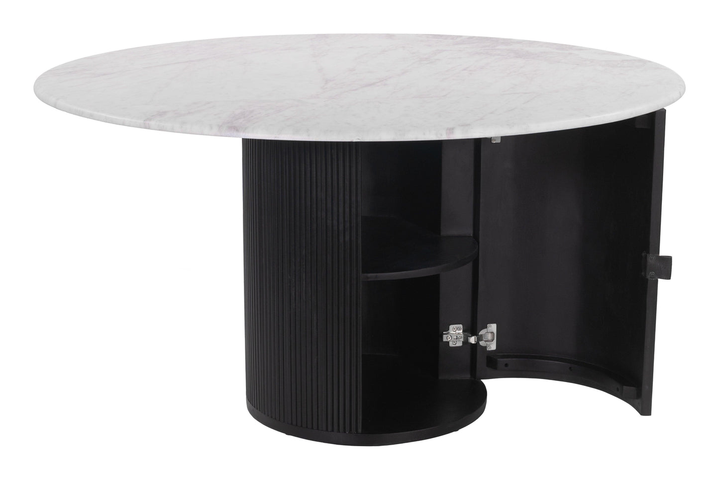 Izola Dining Table White & Black