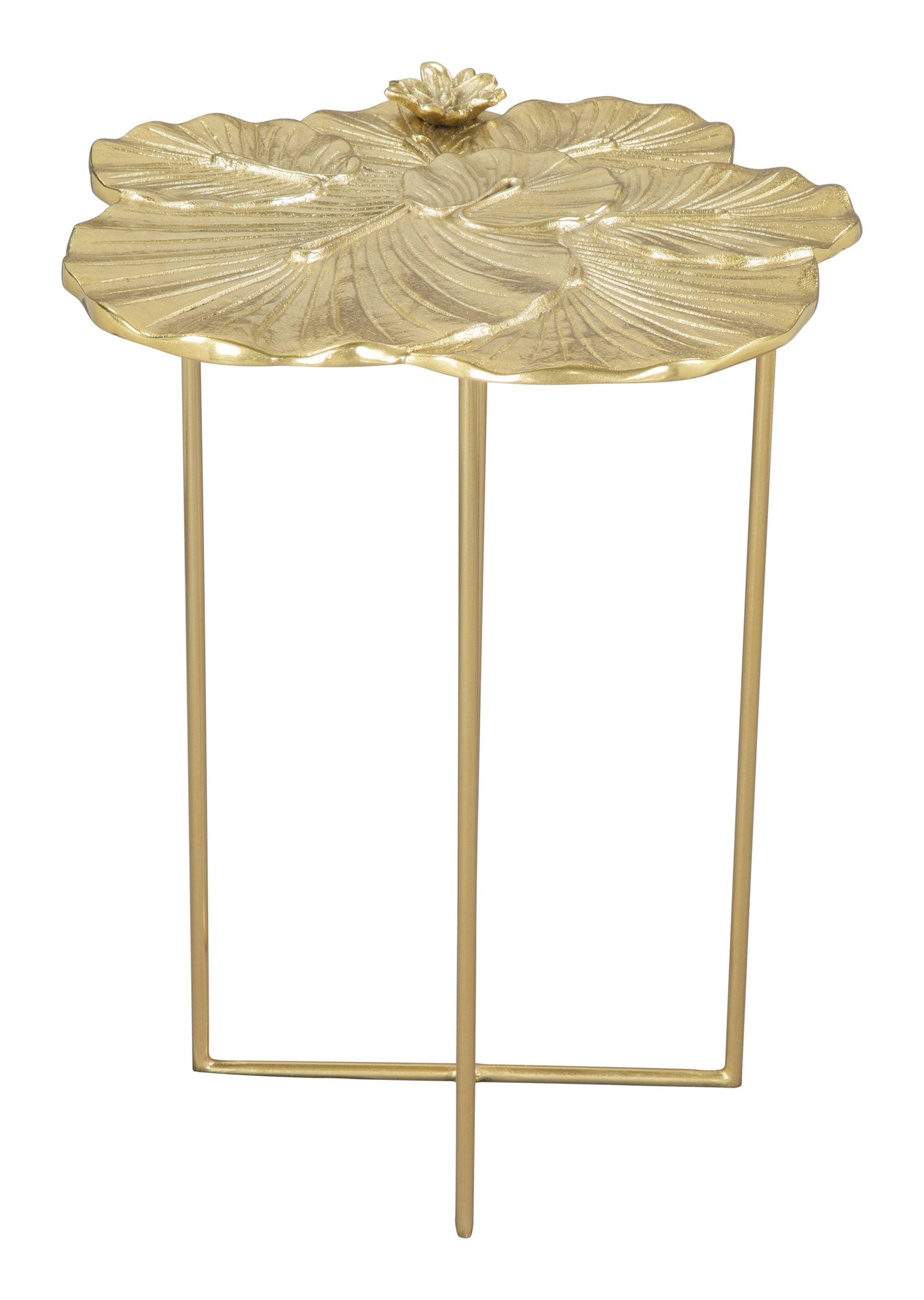 Lotus Side Table Gold