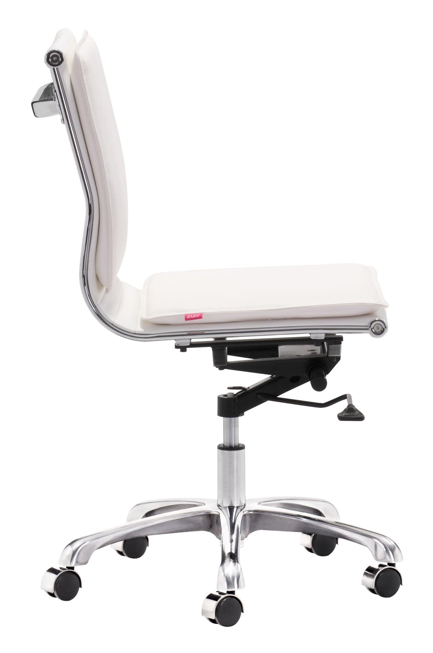 Lider Plus Armless Office Chair White