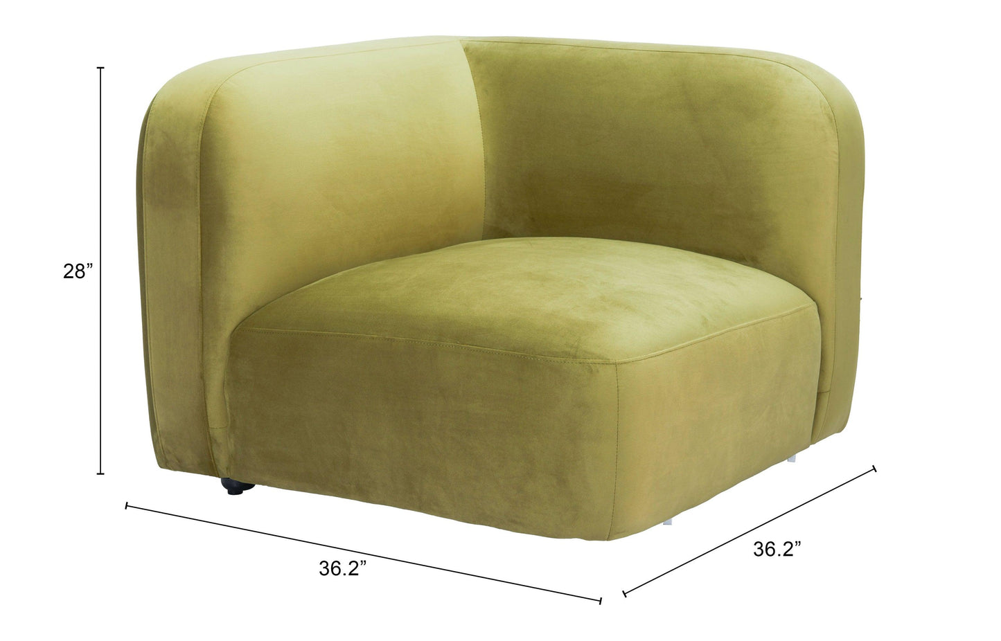 Biak Corner Chair Green