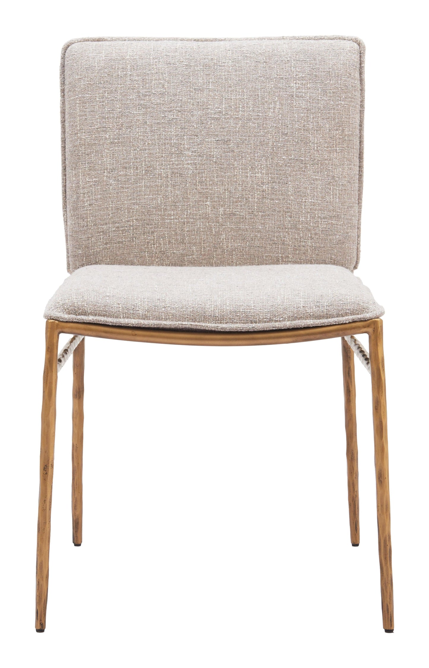 Nordvest Dining Chair Beige & Gold