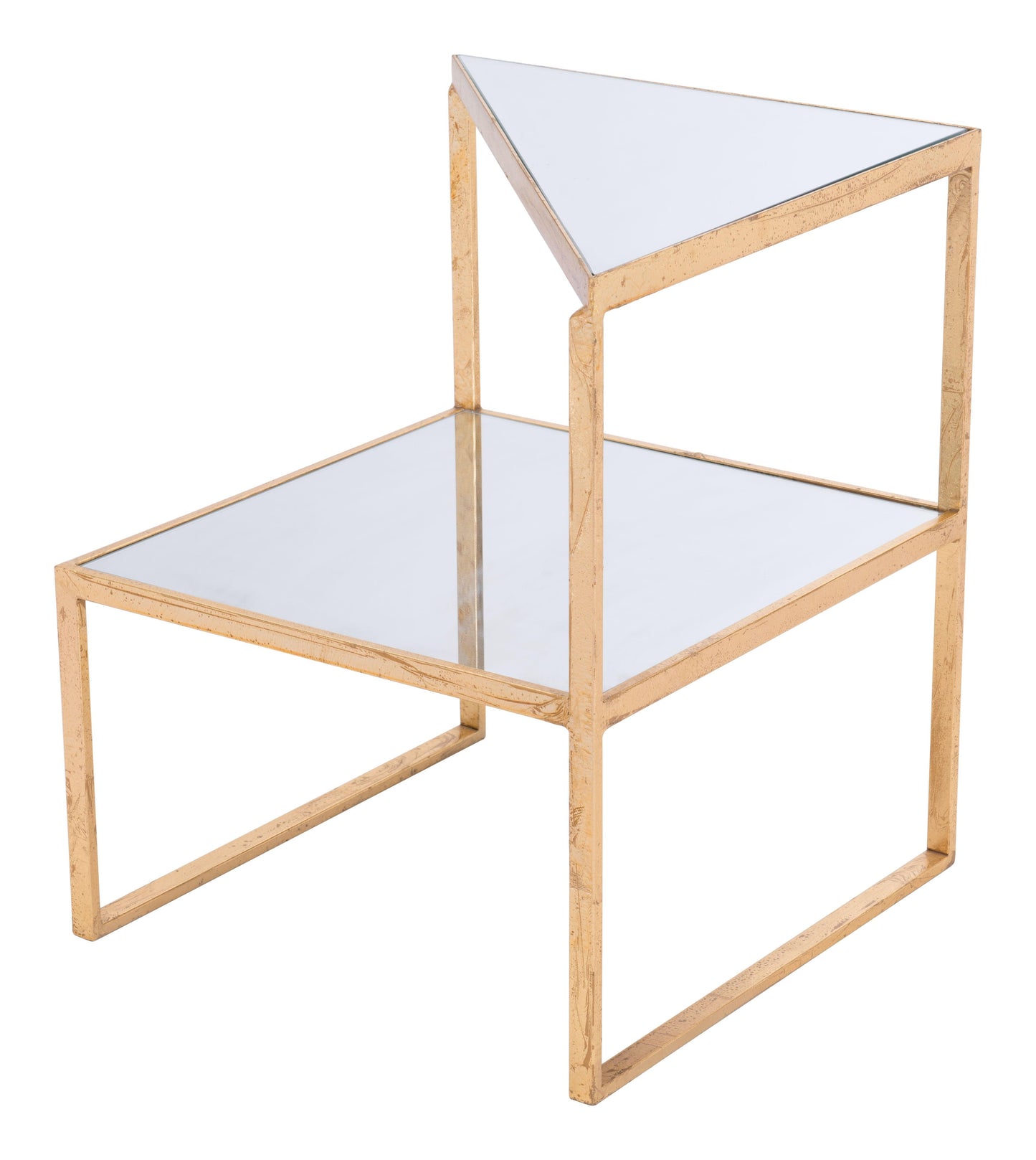 Planes Side Table Gold