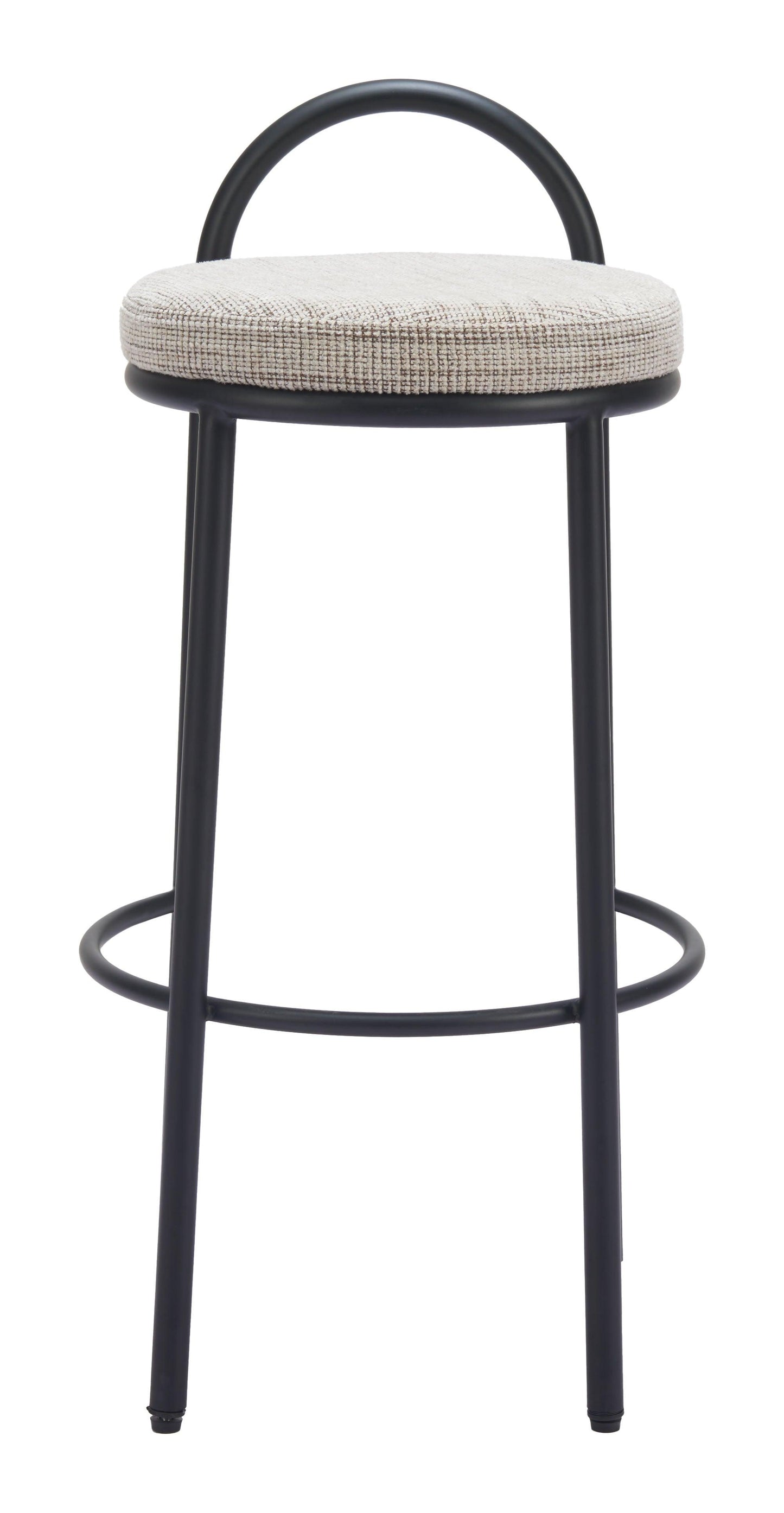 Sisal Barstool (Set of 2) Beige Tweed