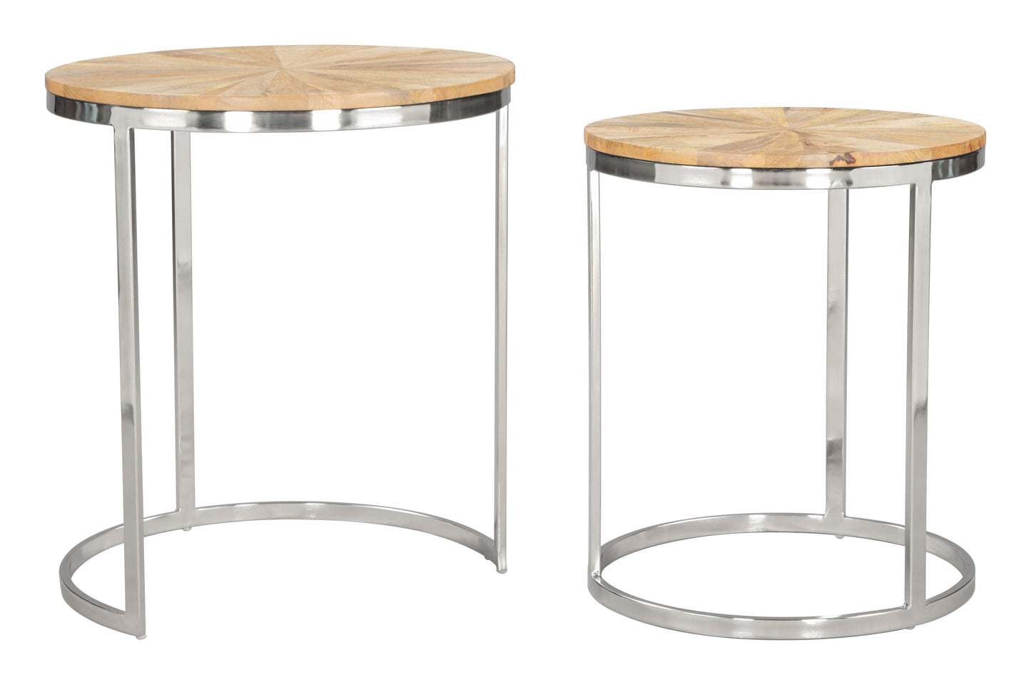 Bari Nesting Table Set (2-Piece) Natural