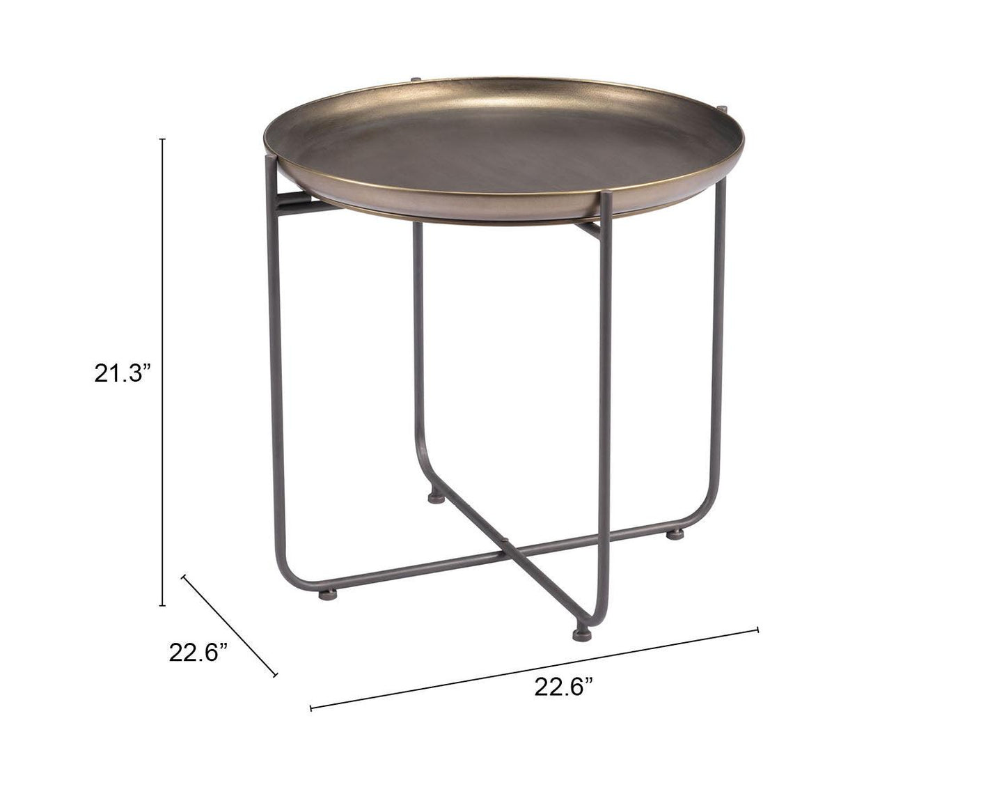 Bronson Side Table Bronze