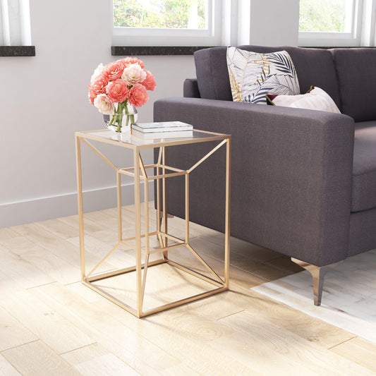 Canyon Side Table Gold