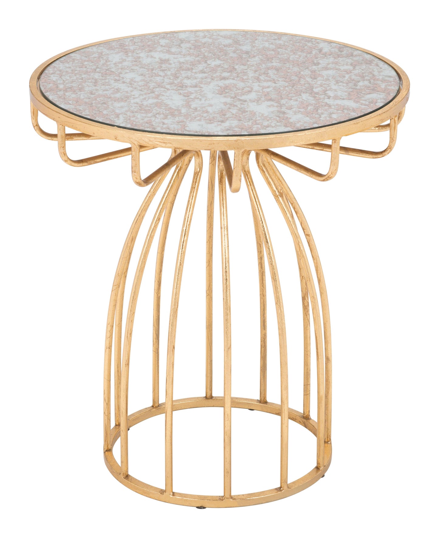 Silo Side Table Gold