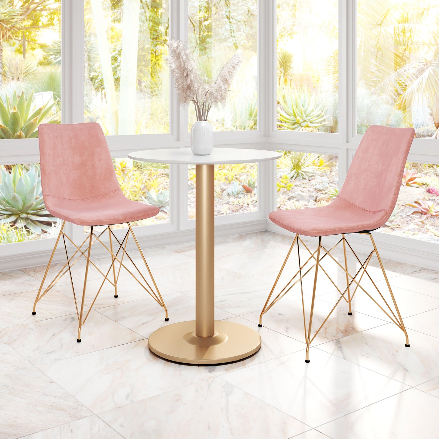 Parker Dining Chair (Set of 4) Pink