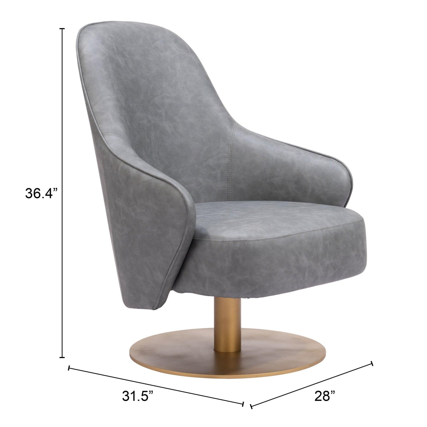 Withby Accent Chair Gray