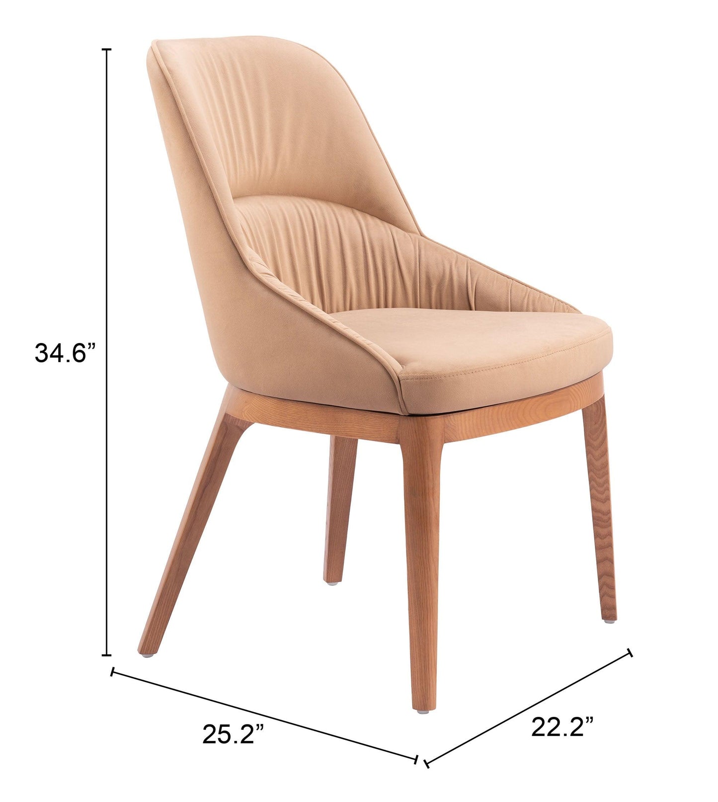 Ayr Dining Chair (Set of 2) Tan