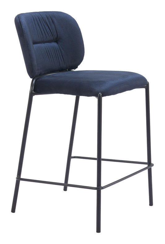 Plat Counter Stool (Set of 2) Blue