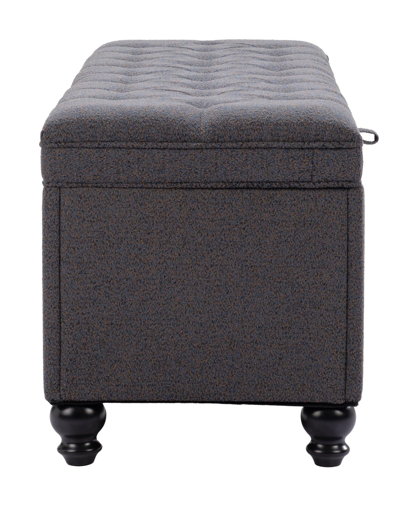 Halifax Storage Bench Gravel Gray