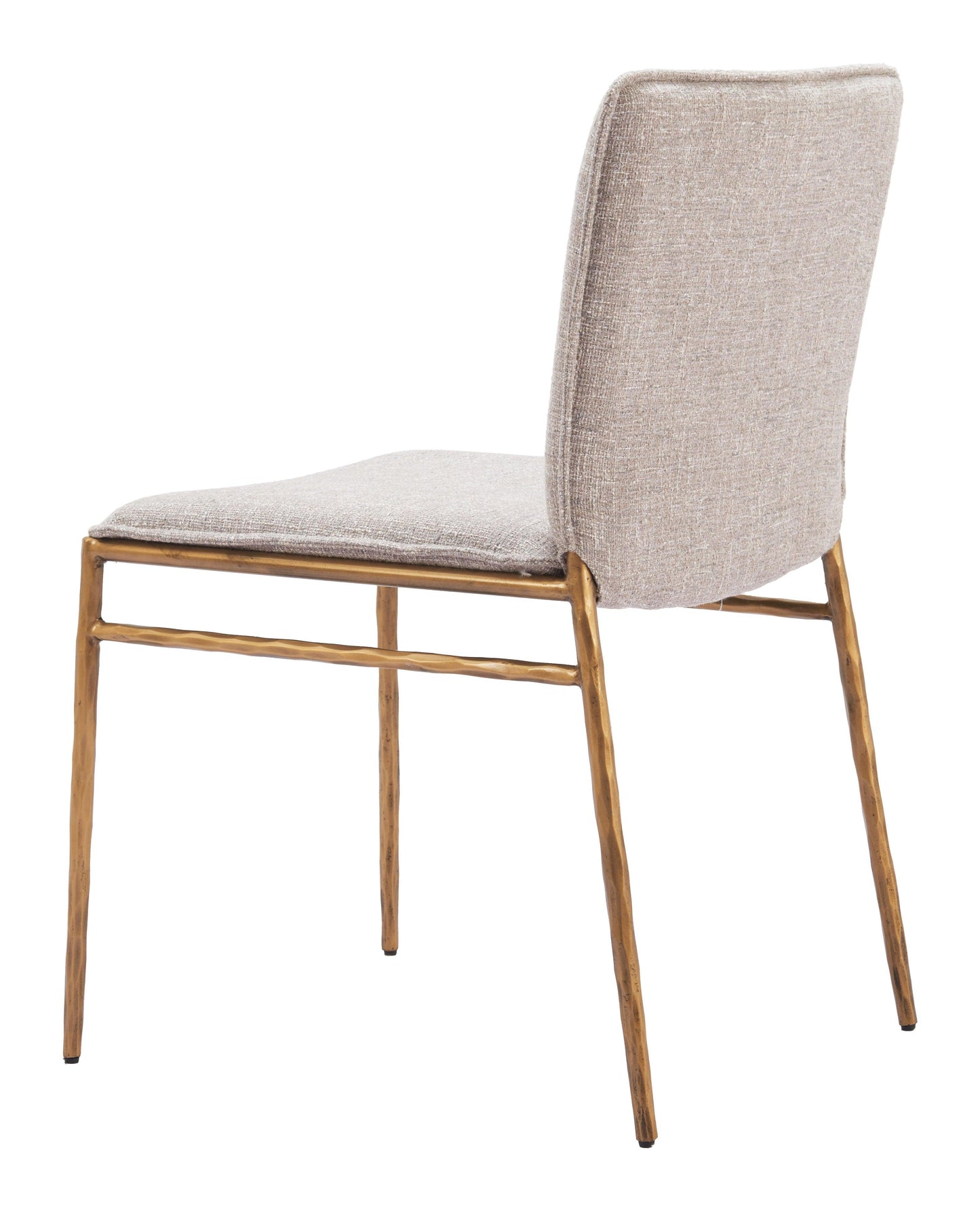 Nordvest Dining Chair Beige & Gold