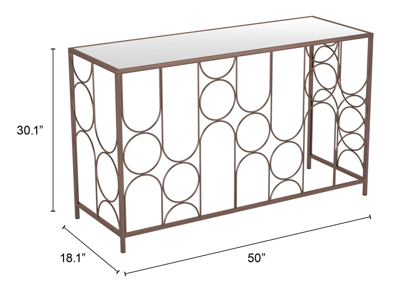 Convale Console Table Bronze