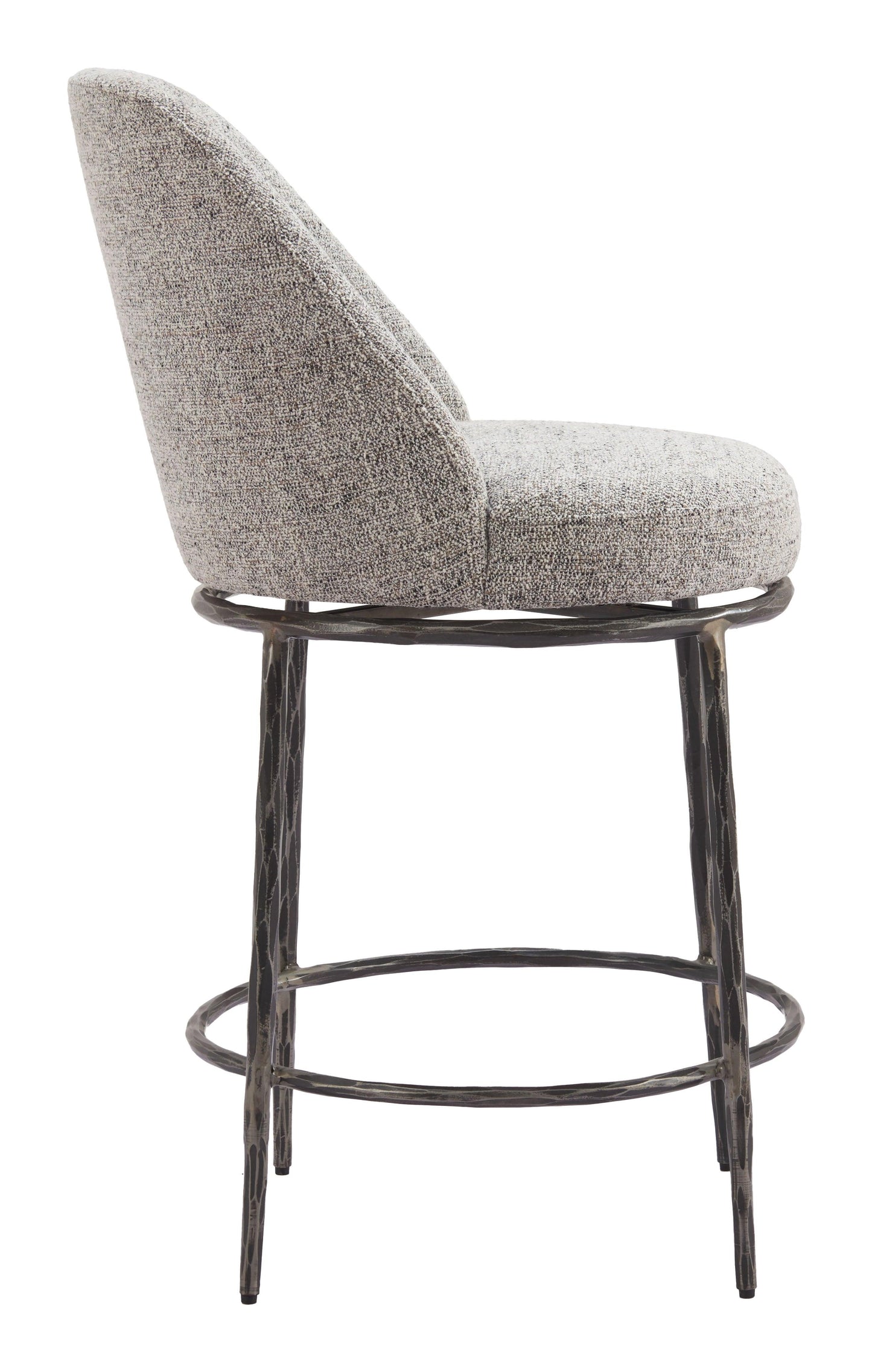 Nordhavn Swivel Counter Stool Gray