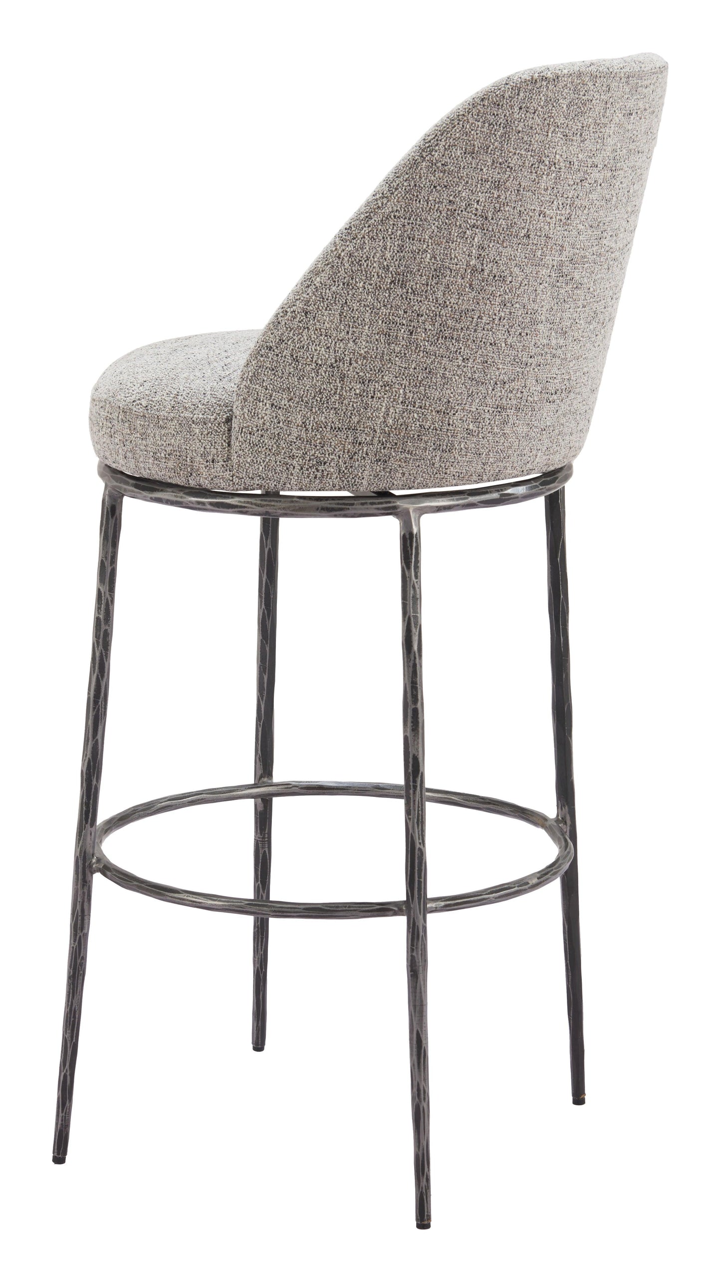 Nordhavn Swivel Barstool Gray