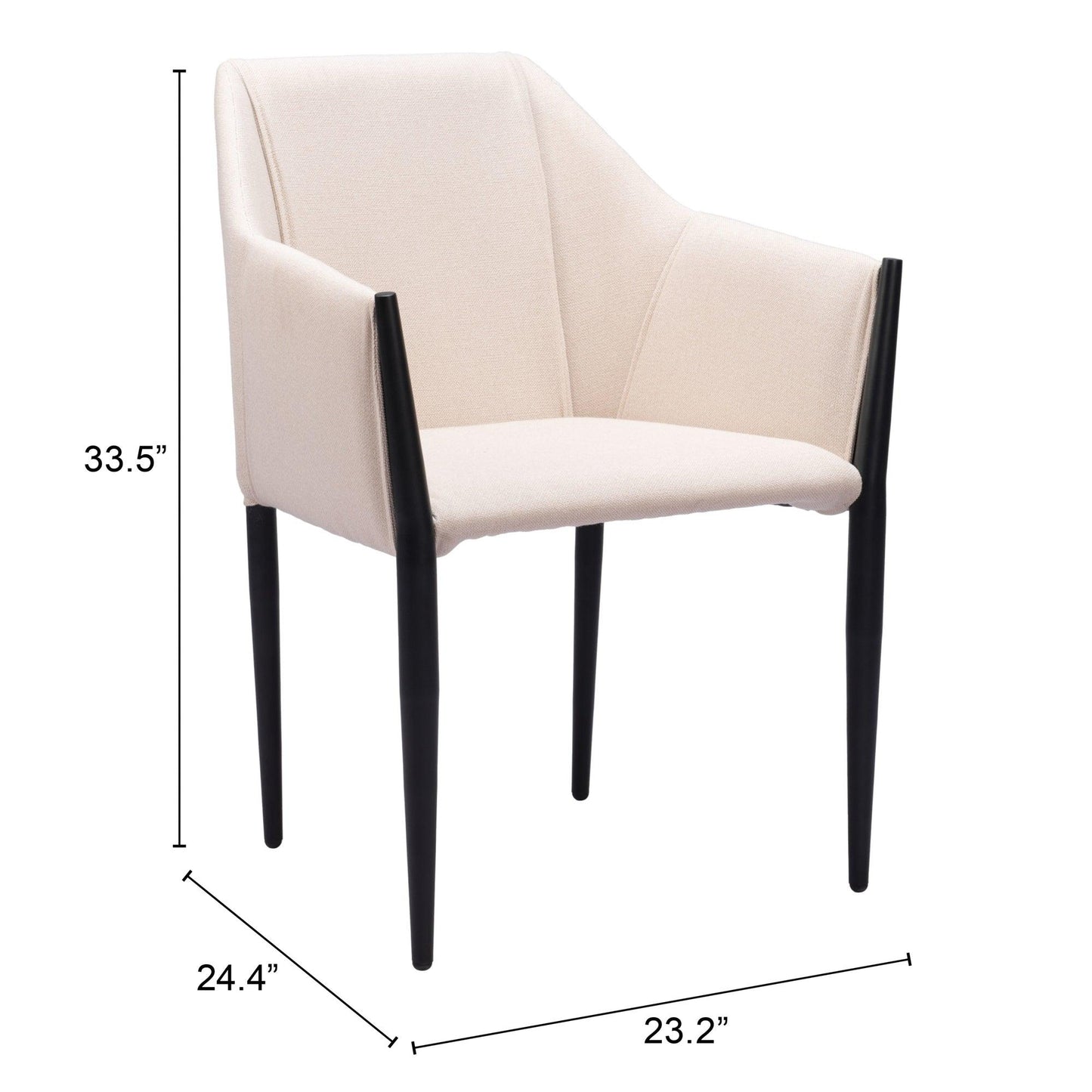 Andover Dining Chair (Set of 2) Beige