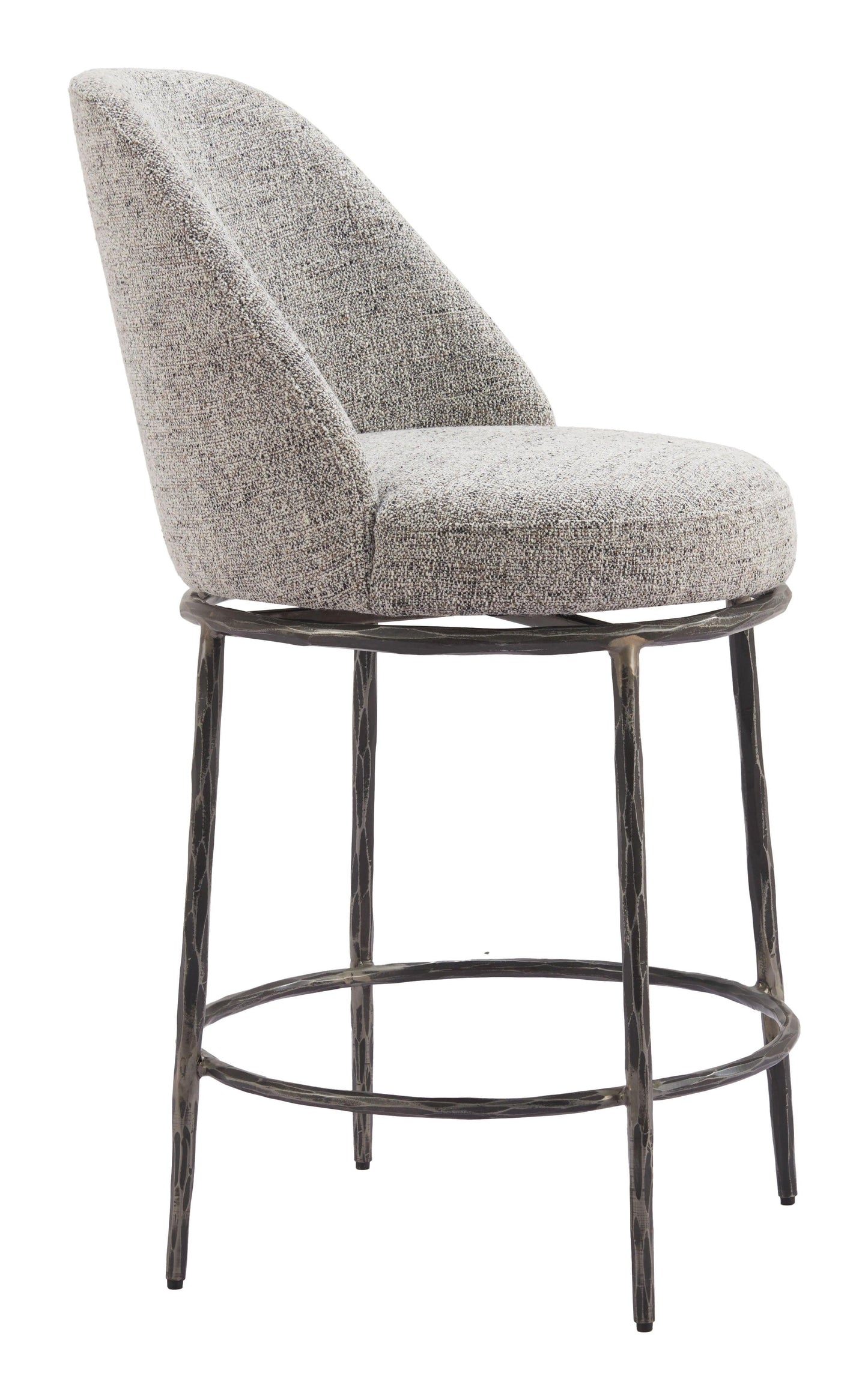 Nordhavn Swivel Counter Stool Gray