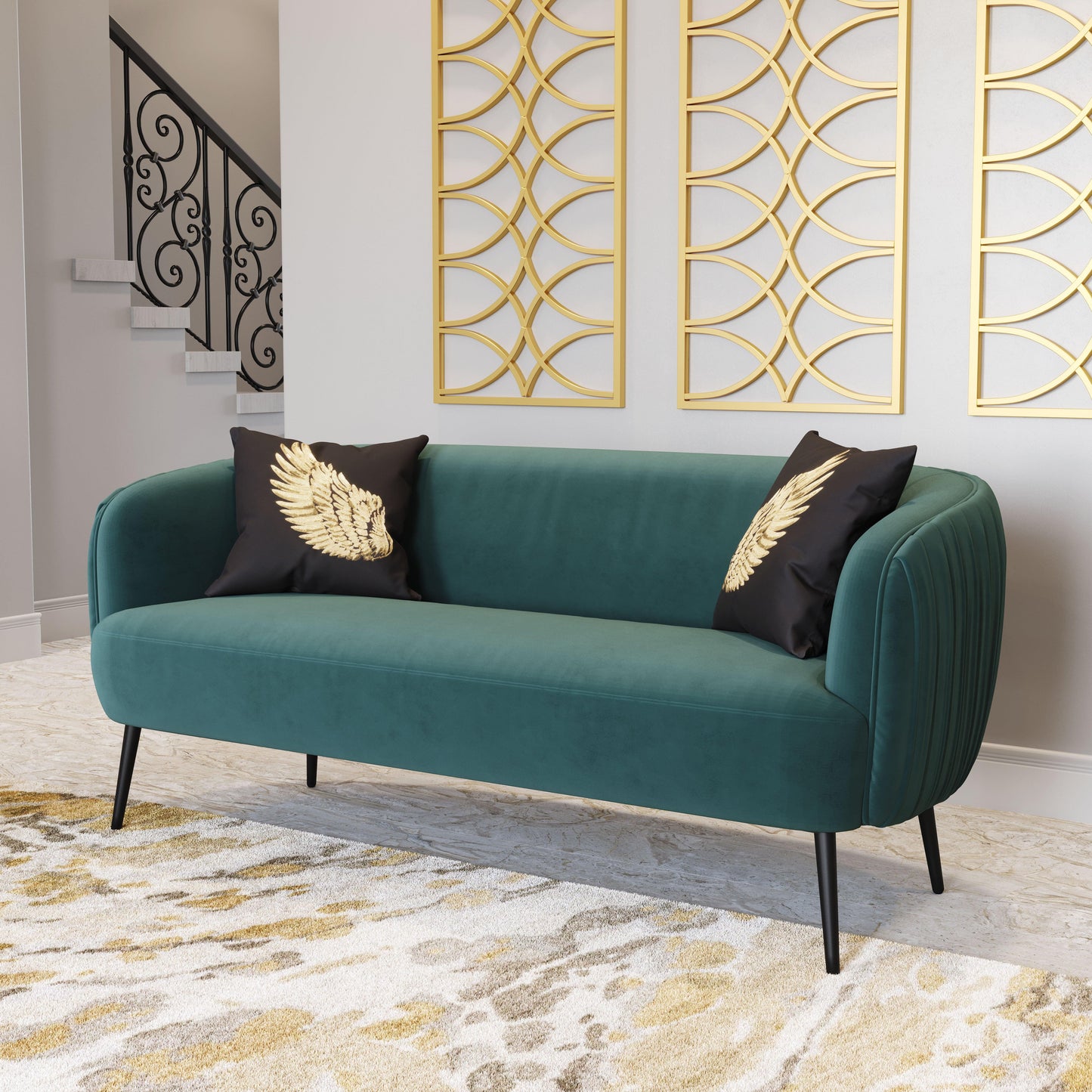 Karan Sofa Green