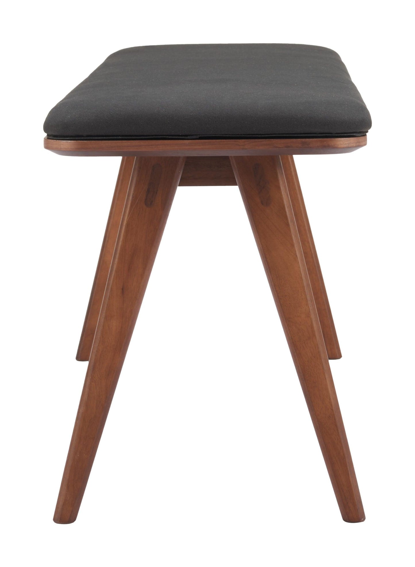 Kazwali Bench Black & Walnut