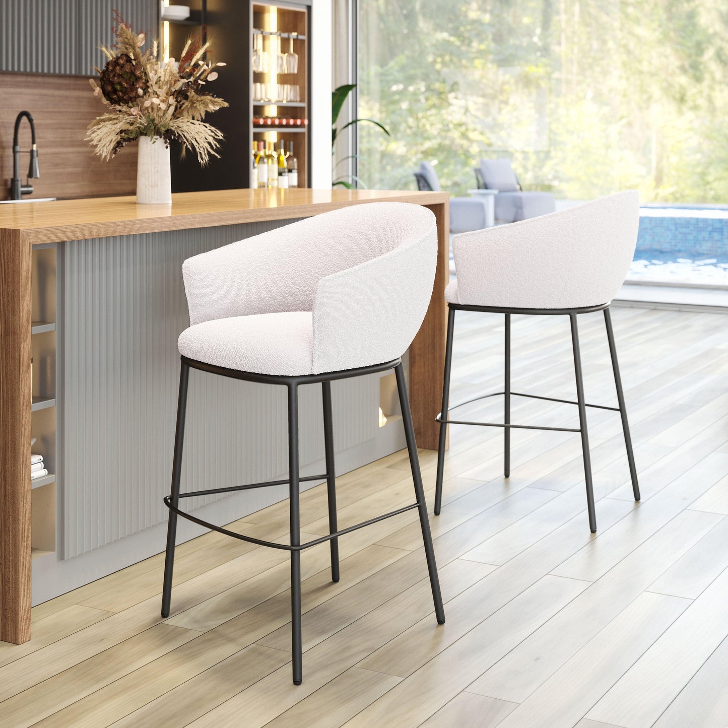 Essen Barstool Ivory