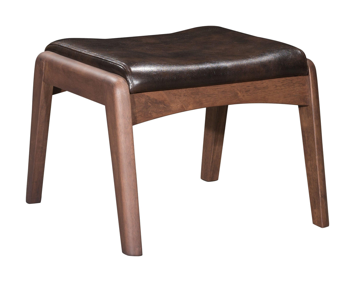 Bully Lounge Chair & Ottoman Brown