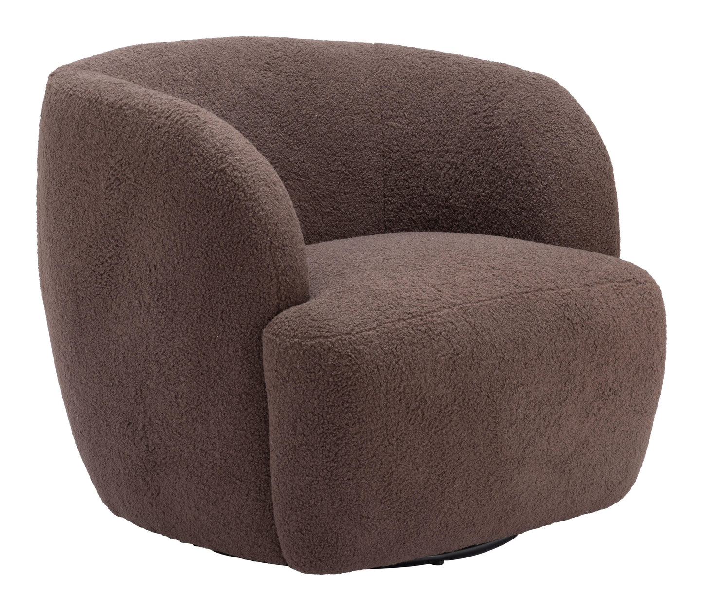 Govan Swivel Chair Brown