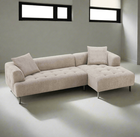 Kaynes Right Sectional Boucle Sofa