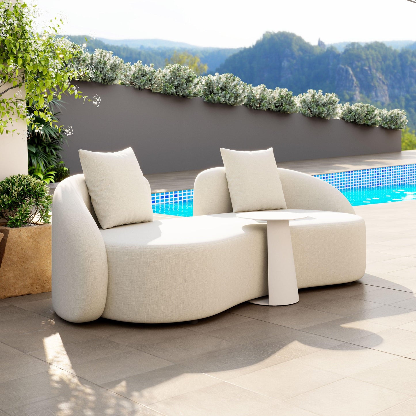 Sunny Isles Loveseat Beige