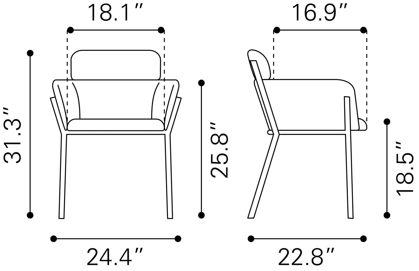 Bremor Dining Chair (Set of 2) Beige