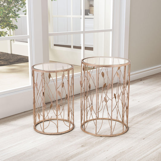 Sage Side Table Set (2-Piece) Gold