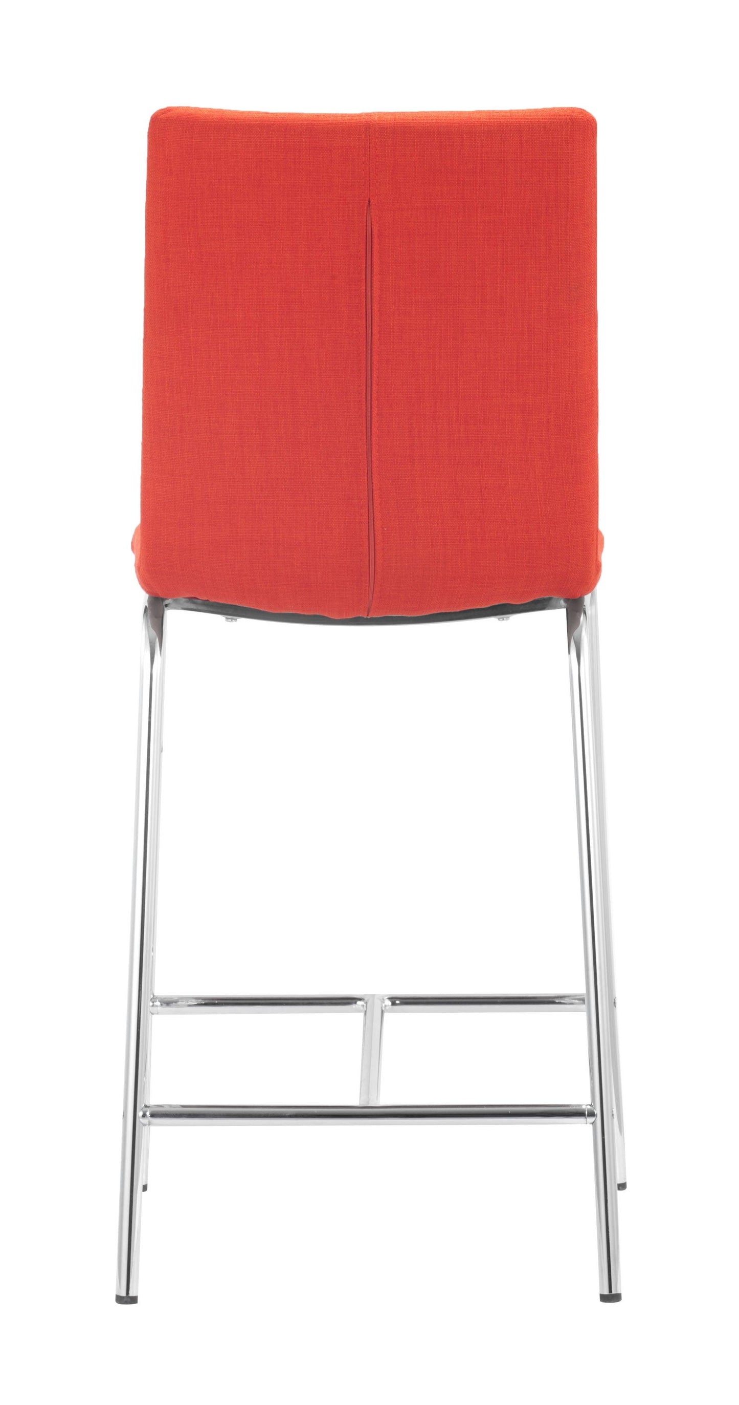 Uppsala Counter Stool (Set of 2) Tangerine