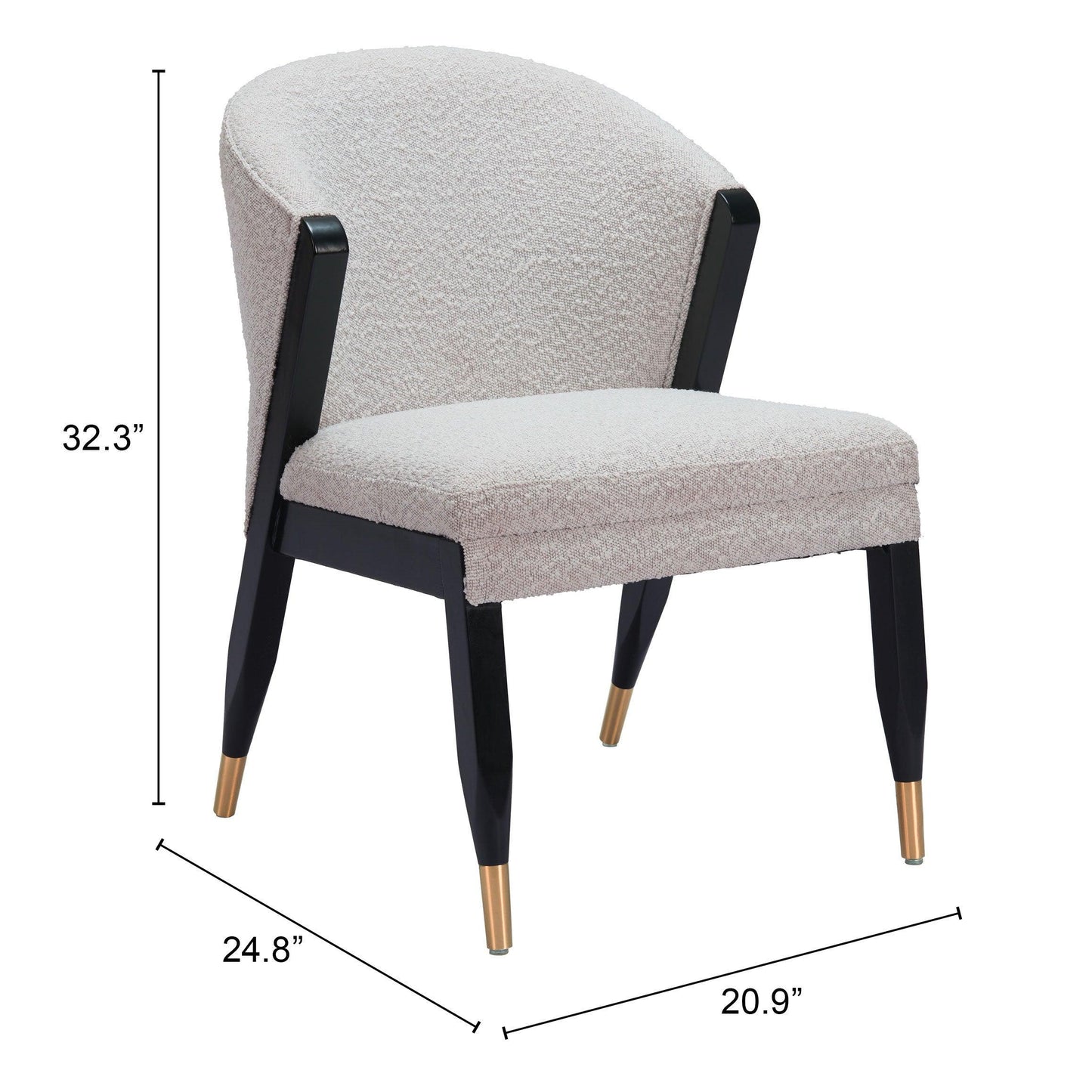 Pula Dining Chair Misty Gray