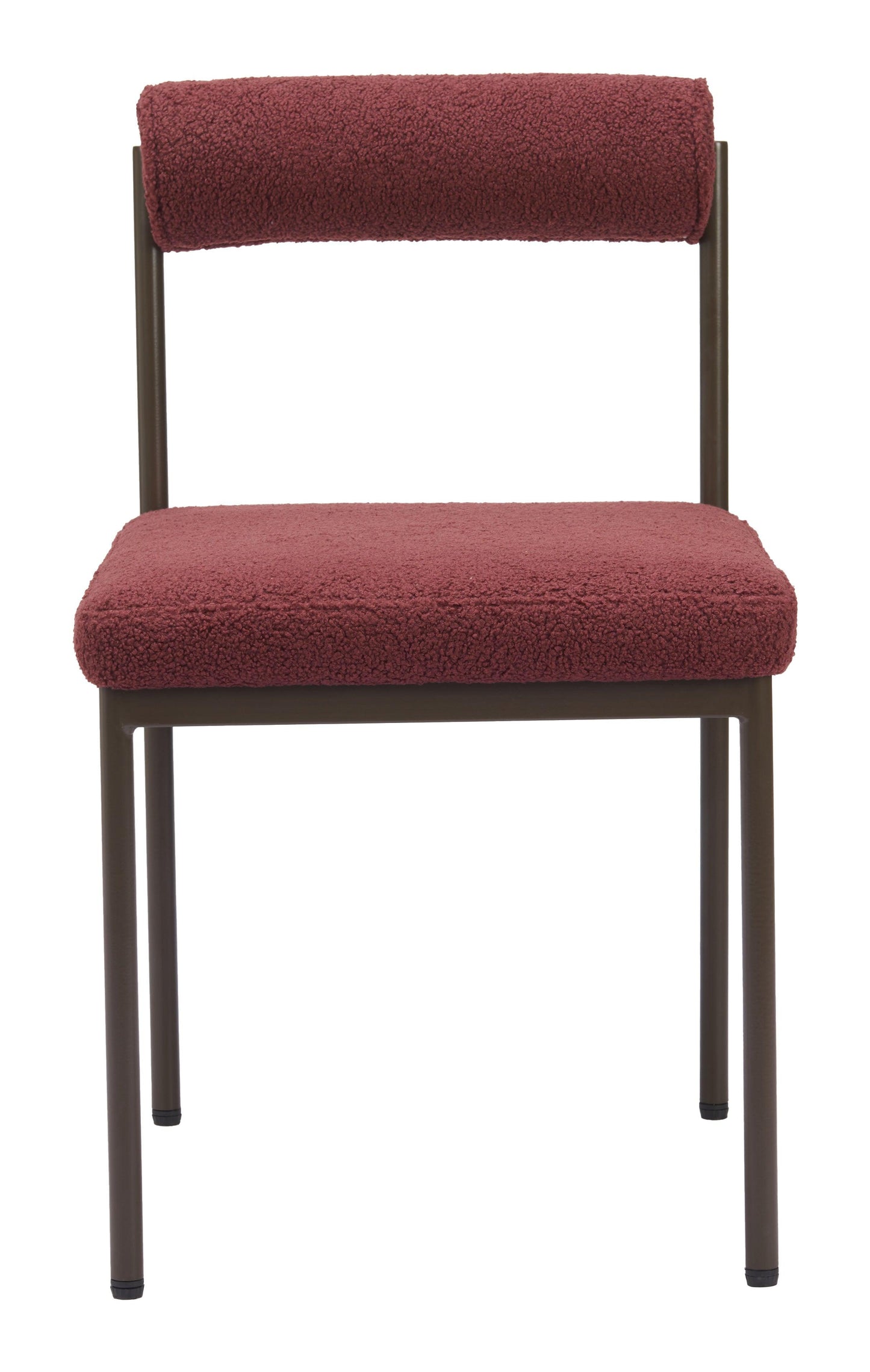 Livorno Dining Chair Red & Bronze