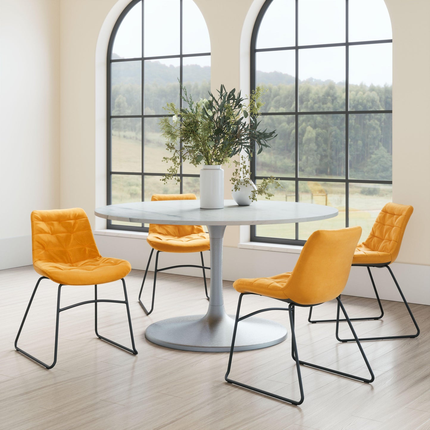 Tammy Dining Chair (Set of 2) Yellow