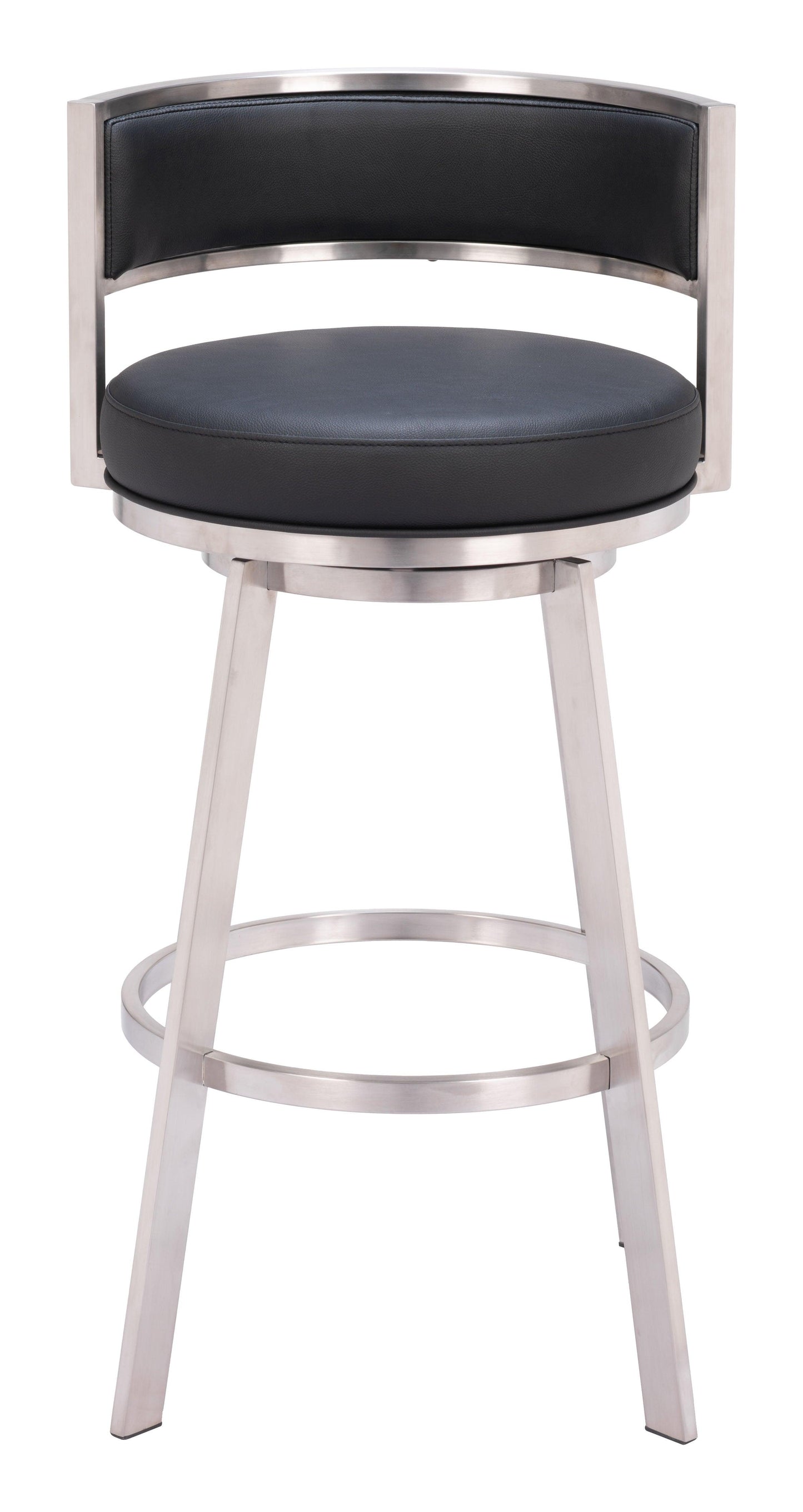 Gimsby Swivel Barstool Black