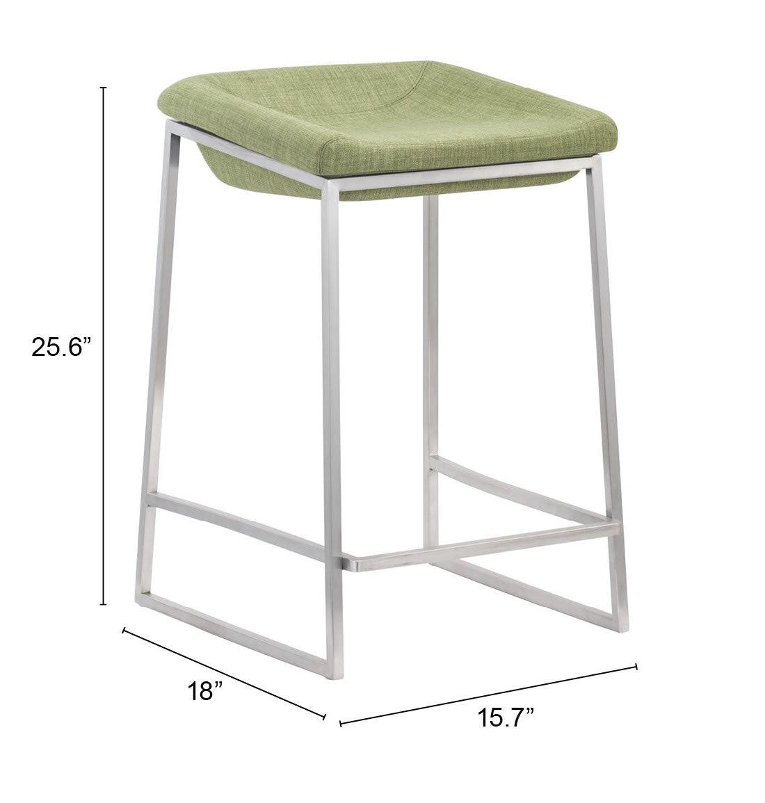 Lids Counter Stool (Set of 2) Green