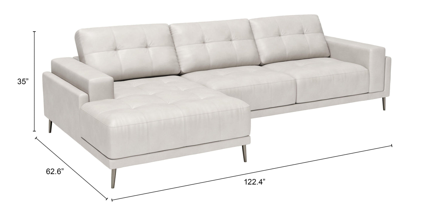 Bliss LAF Chaise Sectional Beige