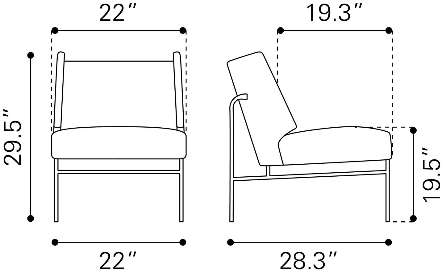 Atlanta Accent Chair Green