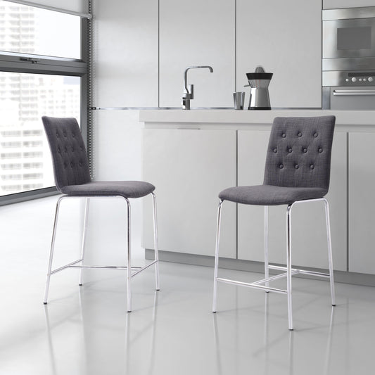 Uppsala Counter Stool (Set of 2) Graphite