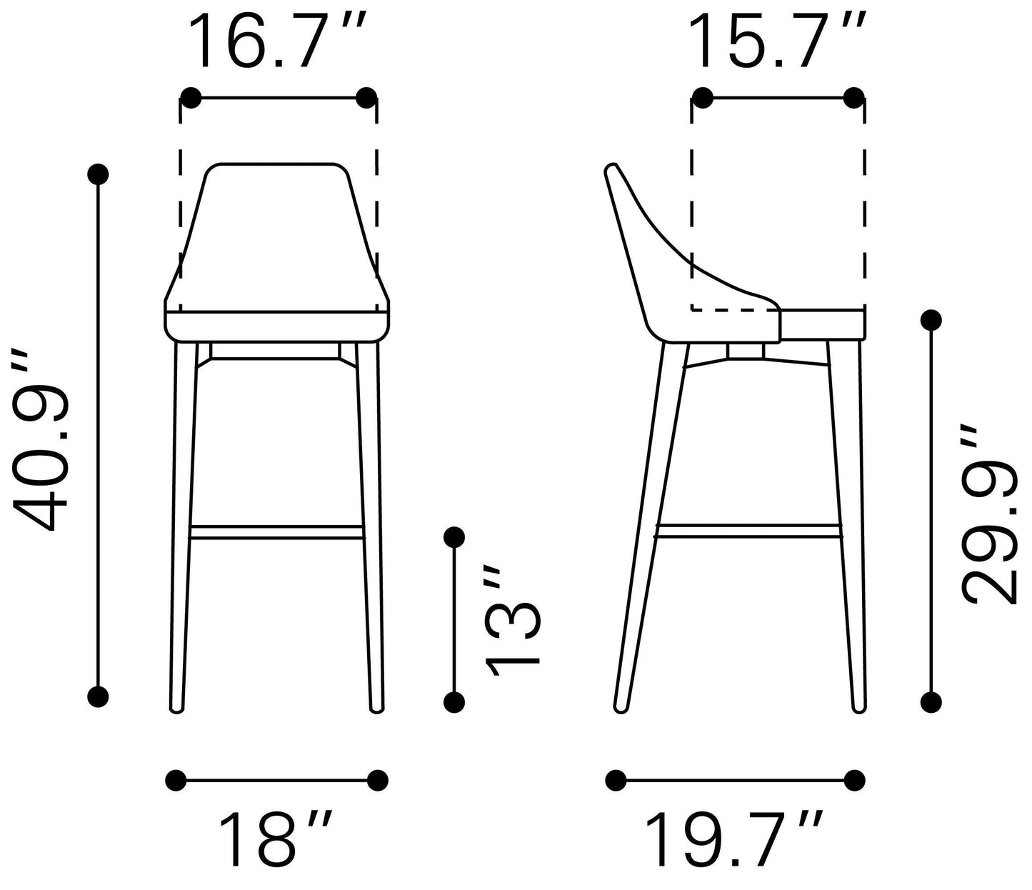 Moor Barstool Beige