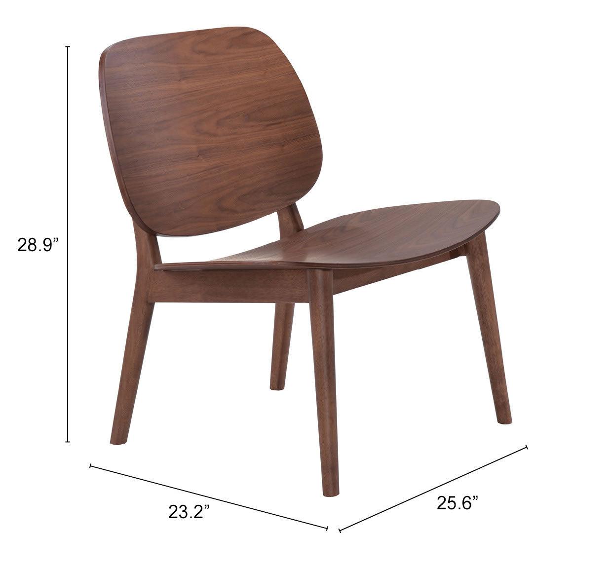 Priest Lounge Chair Walnut