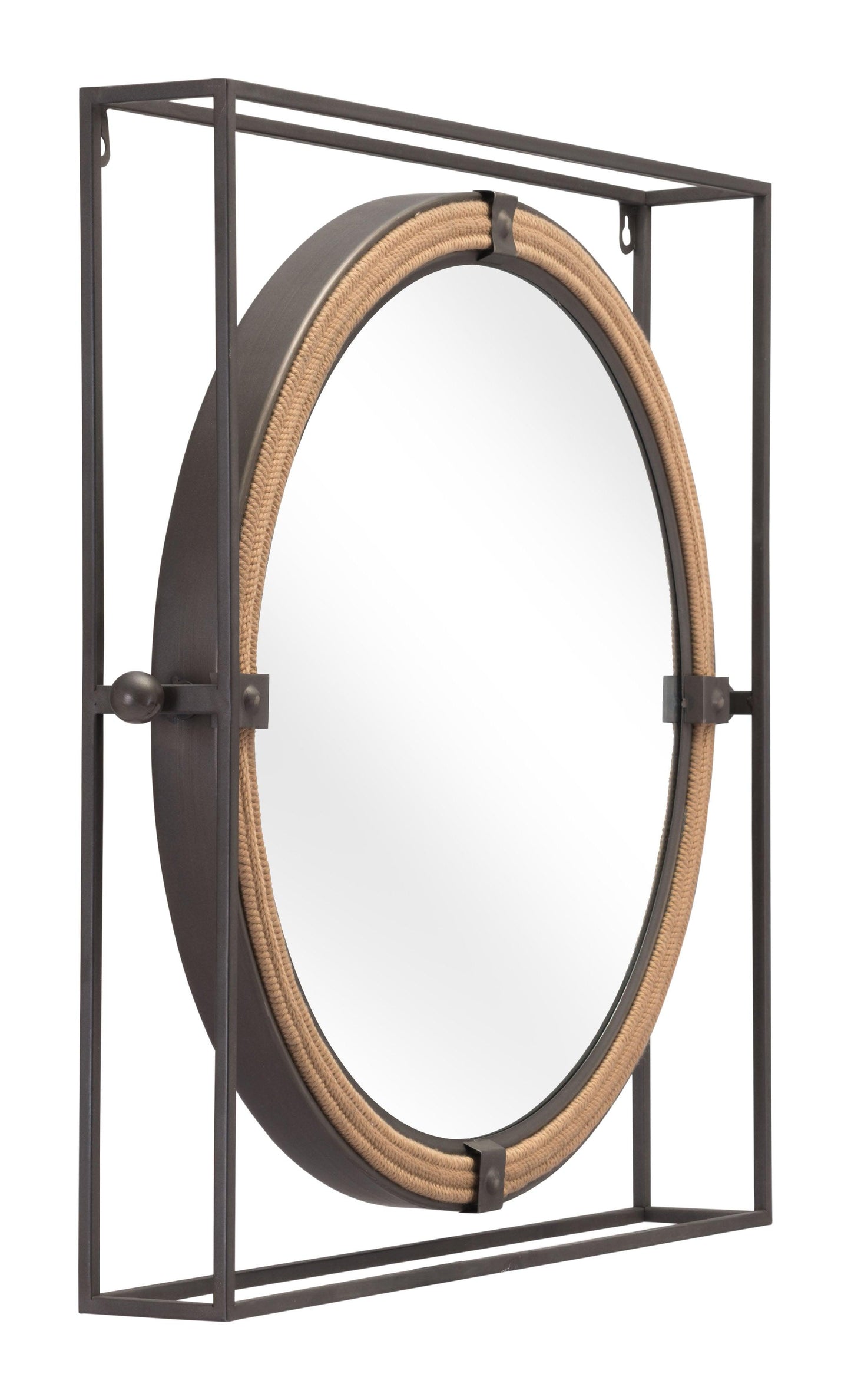 Capell Mirror Antique Gray