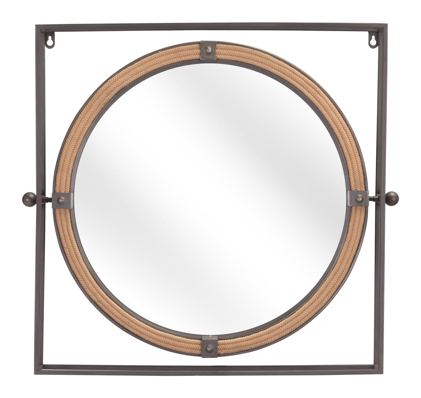 Capell Mirror Antique Gray