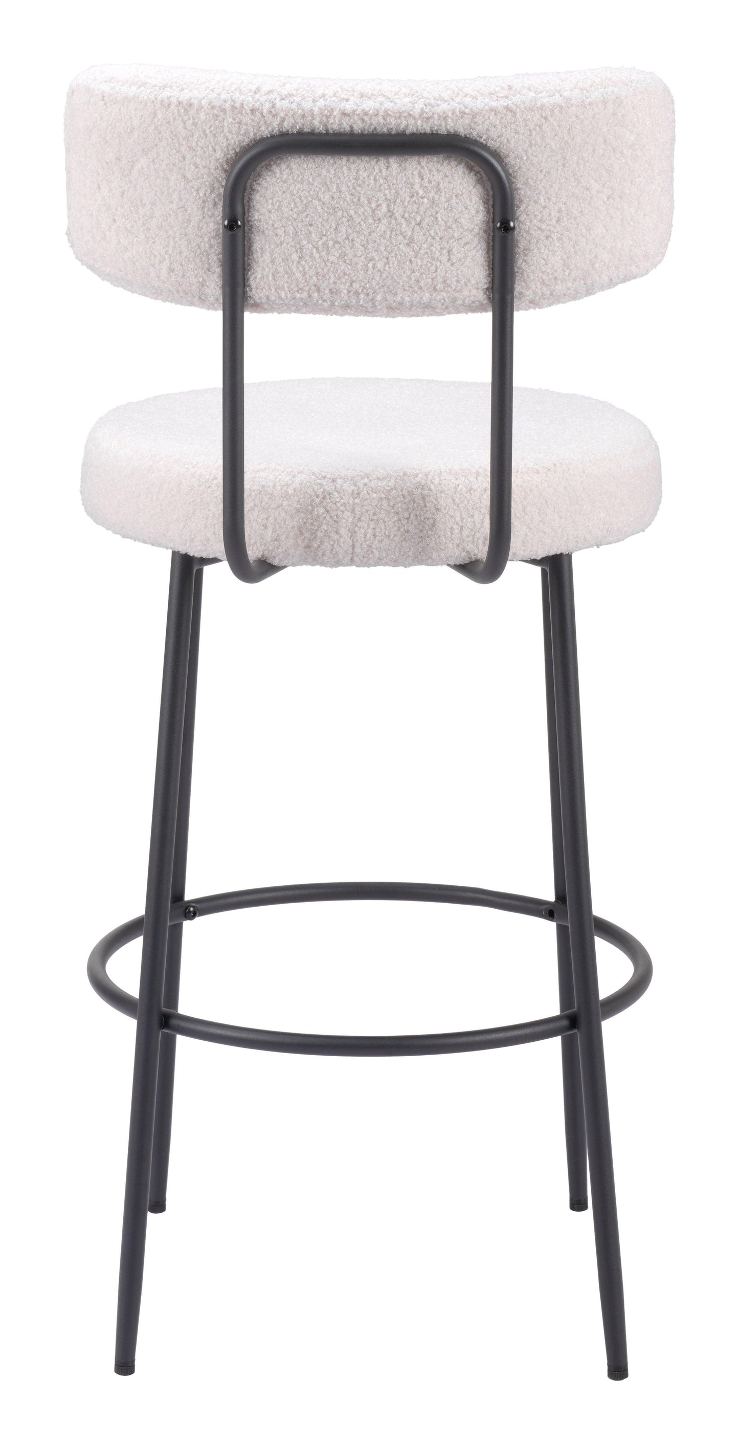 Blanca Barstool (Set of 2) Ivory